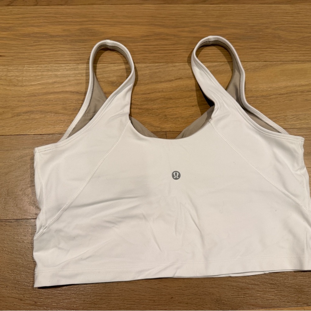 lululemon athletica White Top with Lightweight Support